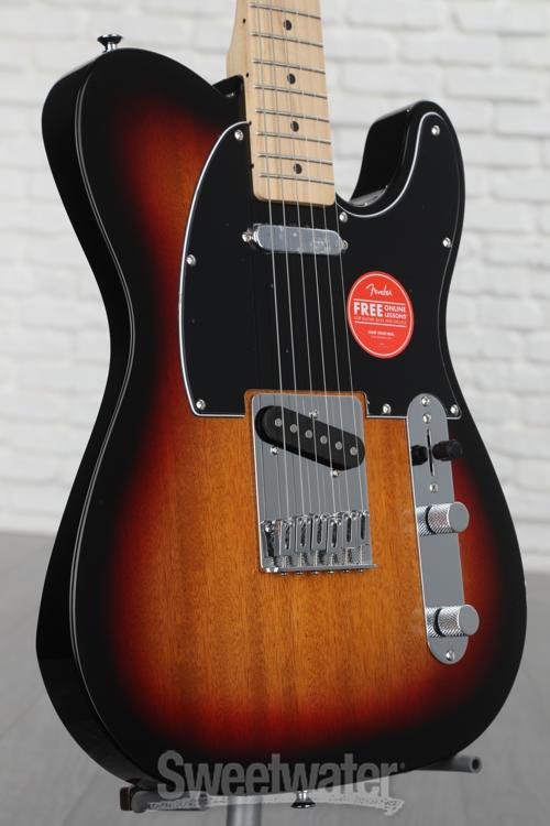 Squier Affinity Series Telecaster Electric Guitar - 3-Color Sunburst with Maple Fingerboard