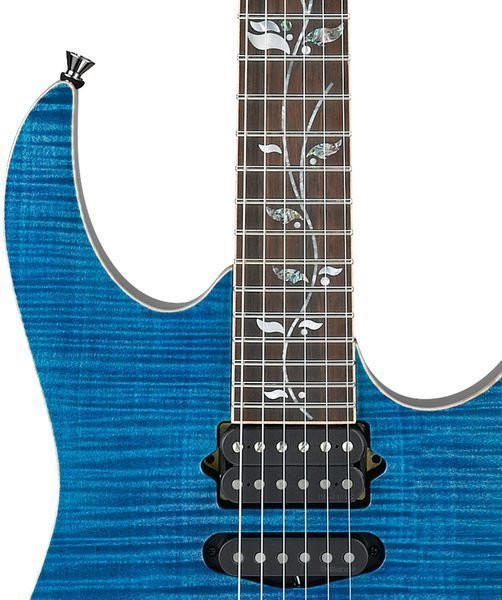 Ibanez J Custom RG8570Z Electric Guitar - Royal Blue Sapphire 