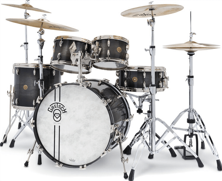 Gretsch Drums Limited-edition 140th-anniversary 5-piece Shell Pack - Ebony Stardust Lacquer