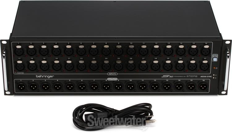 Behringer S32 32-input / 16-output Digital Stage Box