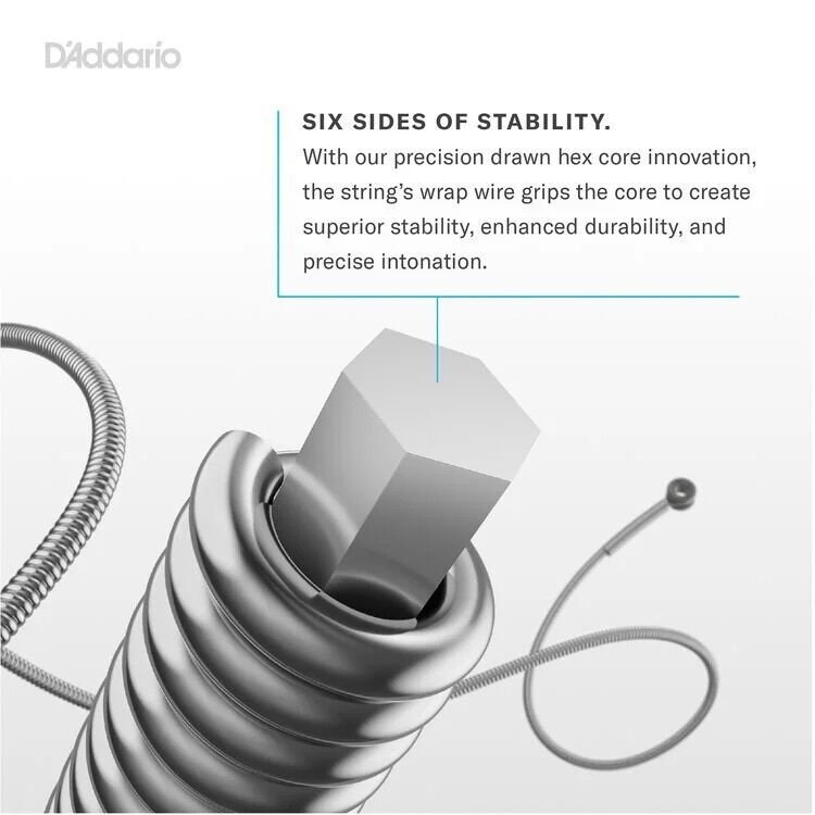 D'Addario XS Phosphor Bronze Bajo Quinto Strings - .026-.078