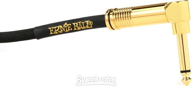 Ernie Ball Braided Instrument Cable - 18 feet, Black