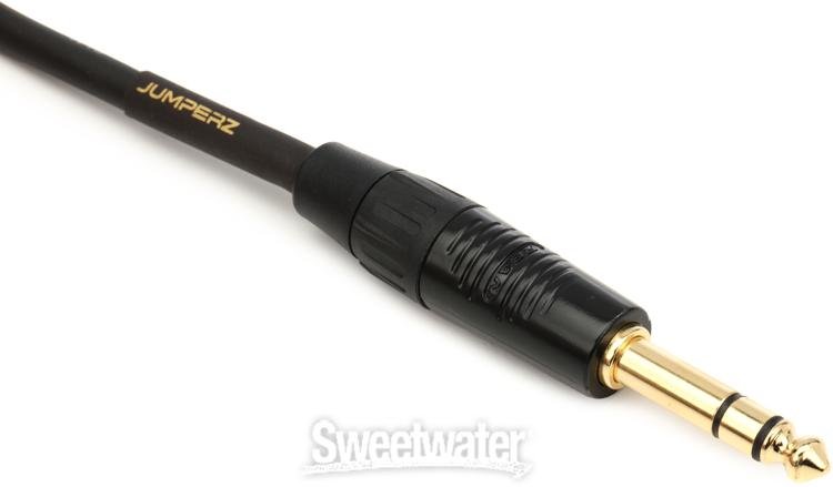 JUMPERZ JGTRSXF-10 Gold TRS-XLRF Patch Cable - 10 foot