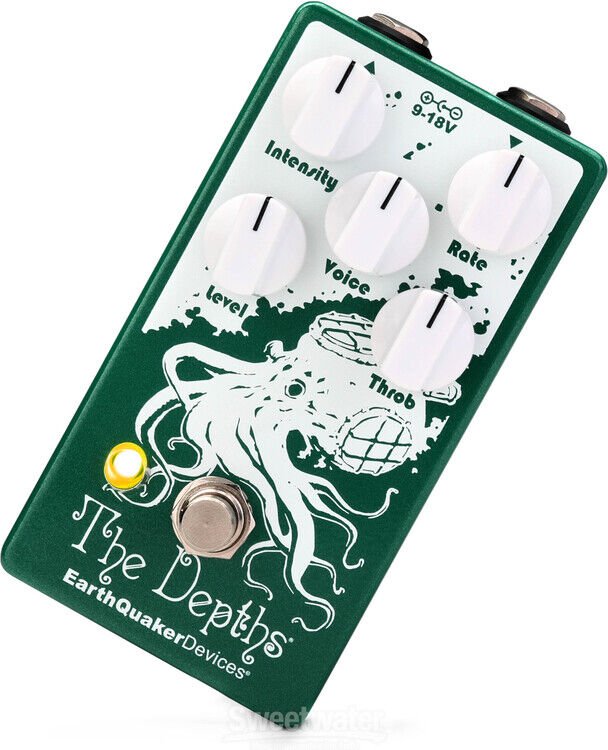 EarthQuaker Devices The Depths V2 Optical Vibe Machine Pedal