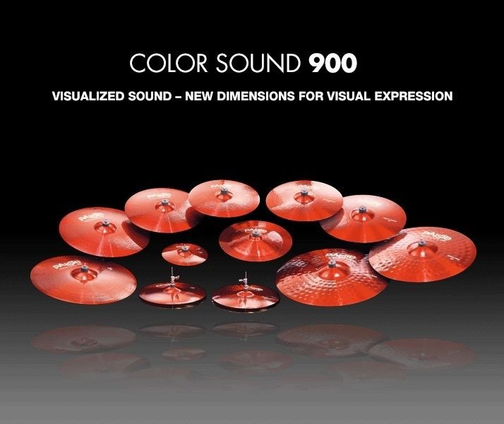 Paiste 22 inch Color Sound 900 Red Heavy Ride Cymbal | Sweetwater