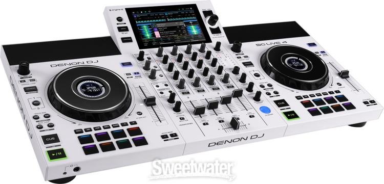 Denon DJ SC Live 4 Standalone DJ Controller - White