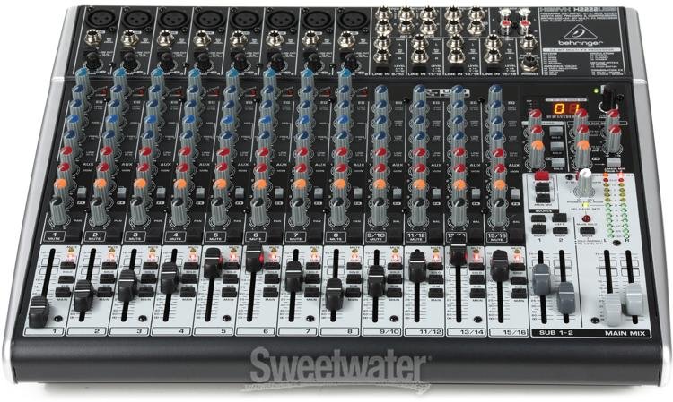 Behringer Xenyx X2222USB Mixer with USB and Effects