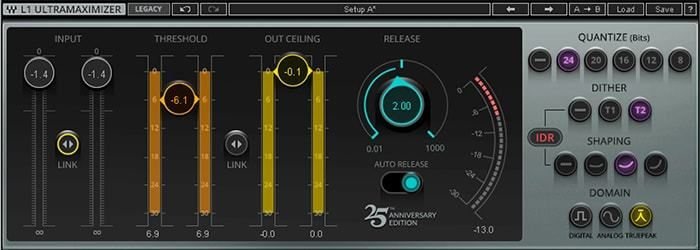 how to use the waves l1 and l2 ultramaximizer plugins