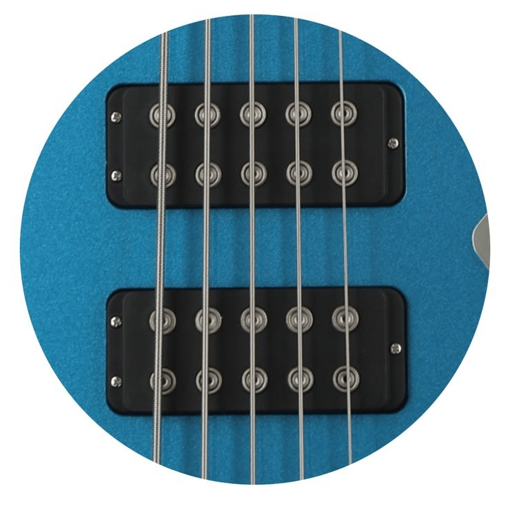 G&L CLF Research L2500 Bass Guitar Lake Placid Blue Sweetwater