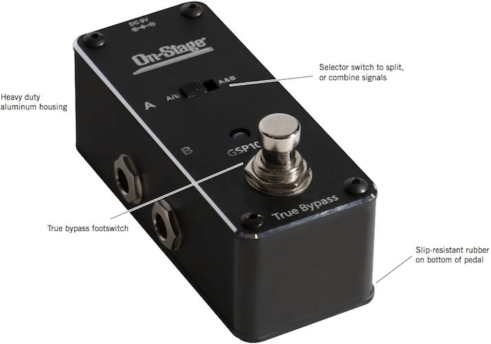 On-Stage GSP1000 ABY Switcher Pedal