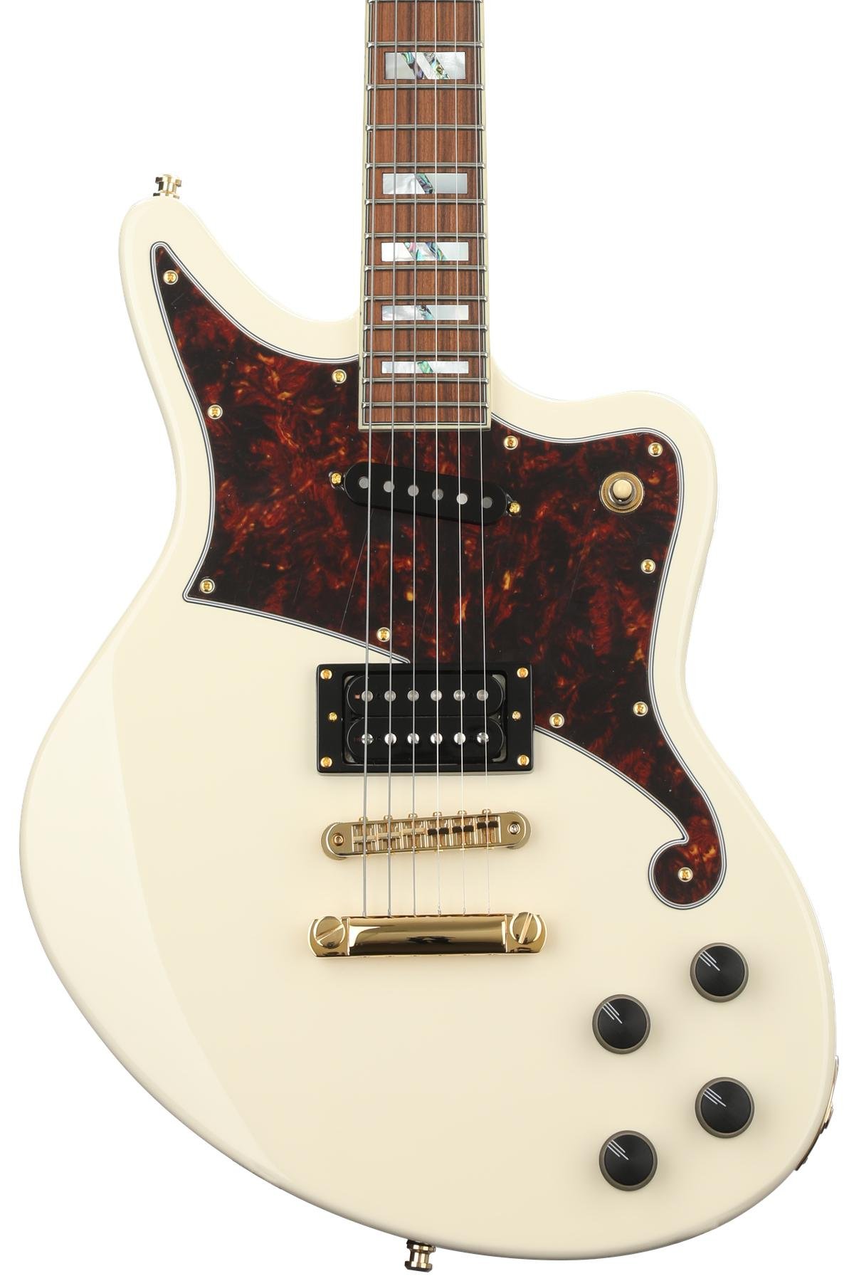 D'Angelico Deluxe Bedford - Vintage White | Sweetwater