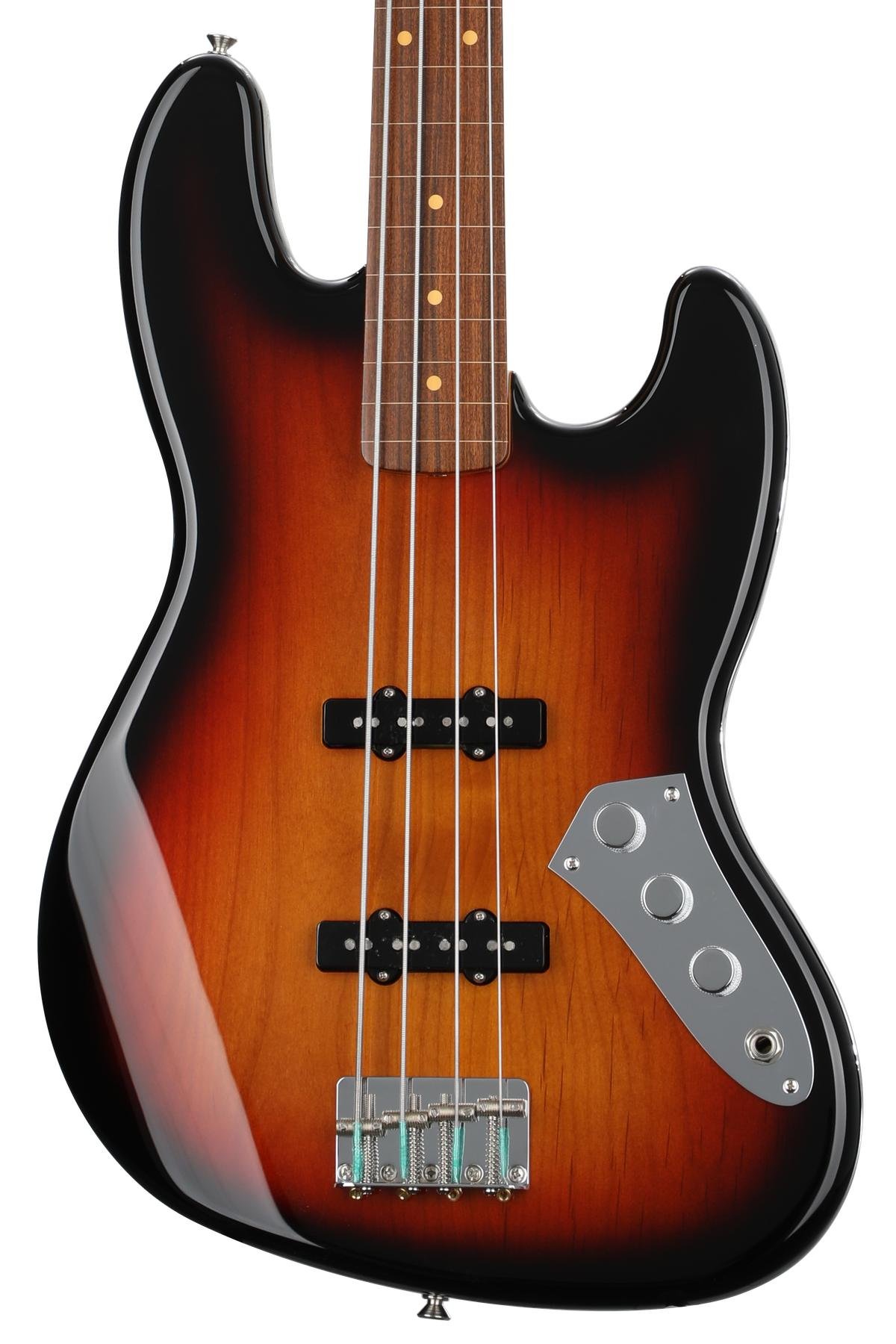 Meningsløs indad kulhydrat Fender Jaco Pastorius Fretless Jazz Bass - 3-Color Sunburst | Sweetwater