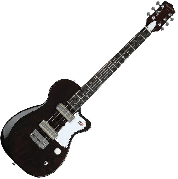 Harmony Juno Flame Maple Electric Guitar - Transparent Black
