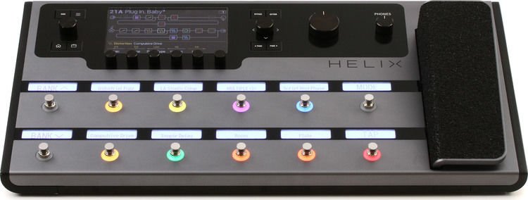Line 6 Helix Guitar Multi-effects Floor Processor - Space Gray 