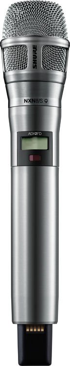 「DEMO2」nanosounds Shure ADX2FD/N8S Wireless Handheld Microphone Transmitter - Nickel