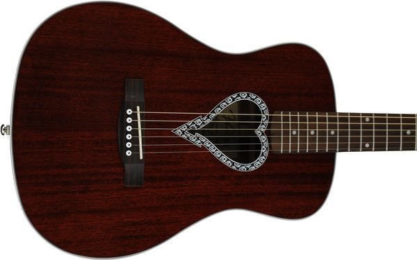 heart shaped acoustic guitar