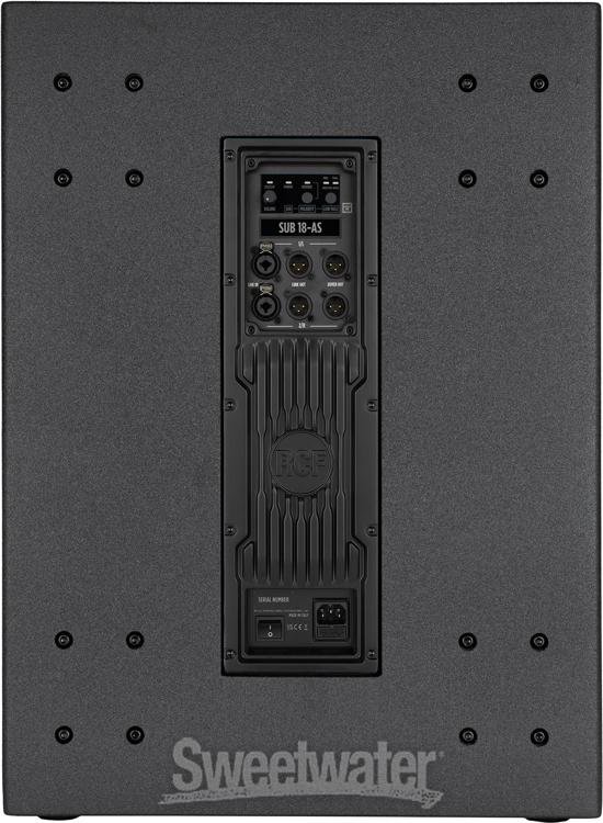 RCF SUB 18-AS 2,200-watt 18" Powered Subwoofer