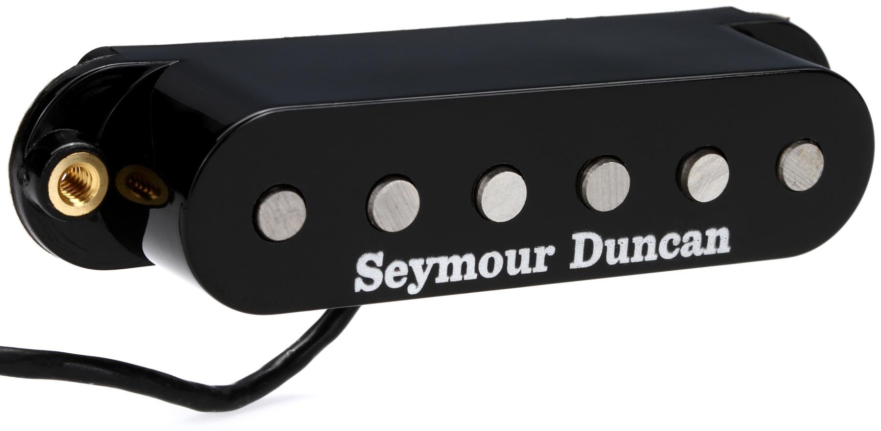 Seymour Duncan 11208-10-Wc STK-S4 Classic Stack Plus White Electric Guitar Strat Pickup Set Bundle