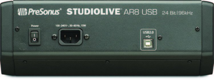 PreSonus StudioLive AR8 USB Mixer and Audio Interface with