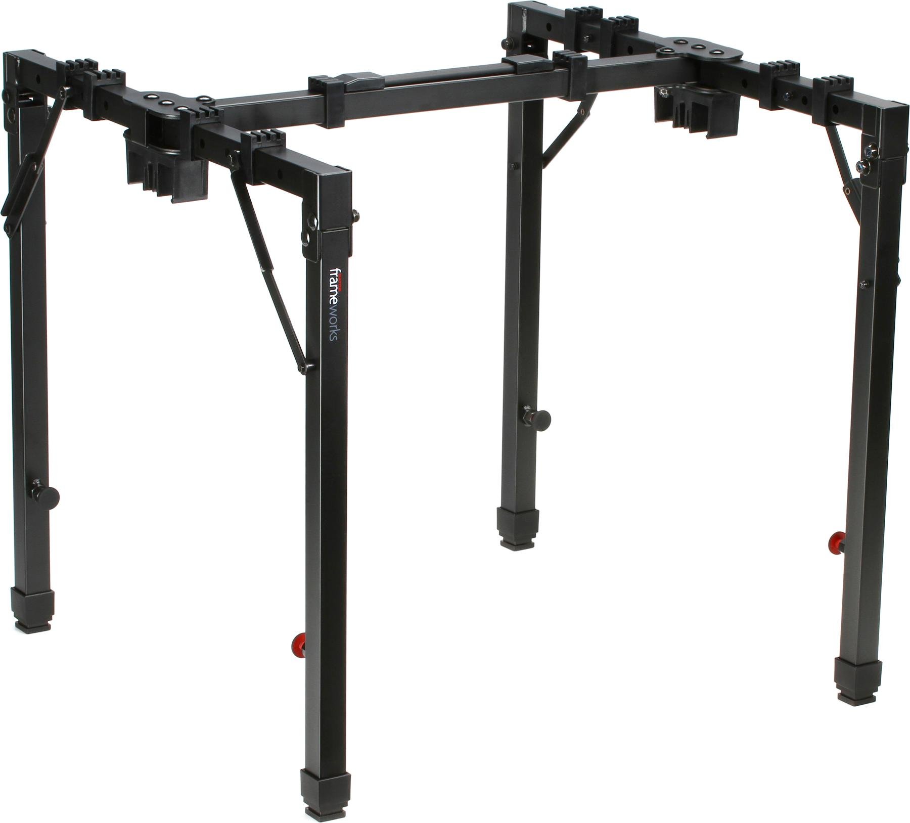 Gator Frameworks Gfw Utl Ws250 Adjustable T Stand Folding Workstation Sweetwater