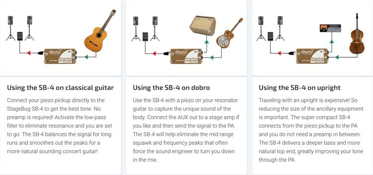 商品画像：StageBug SB-4 - Radial Engineering 4