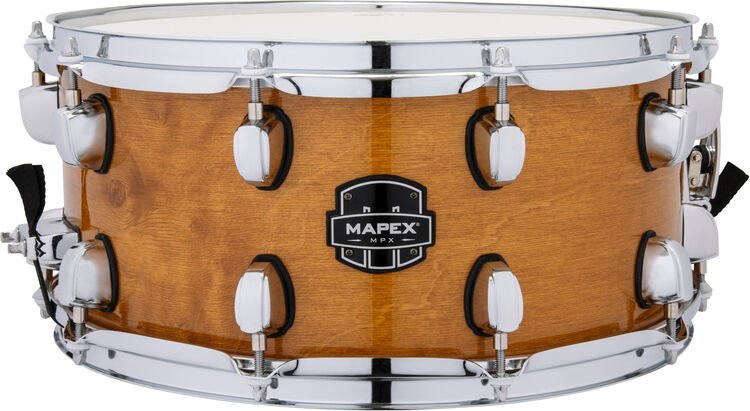 Mapex MPX Maple/Poplar Snare Drum - 6.5 x 14-inch - Natural with Chrome Hardware