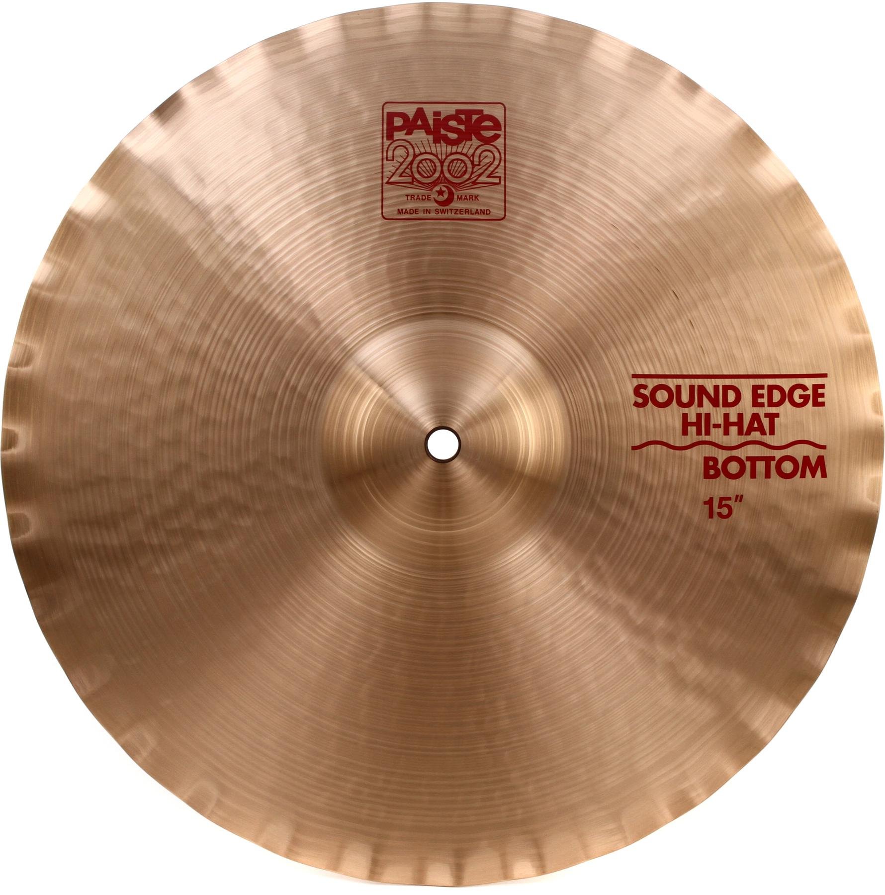Paiste 15 inch 2002 Sound Edge Hi-hat Bottom Cymbal | Sweetwater