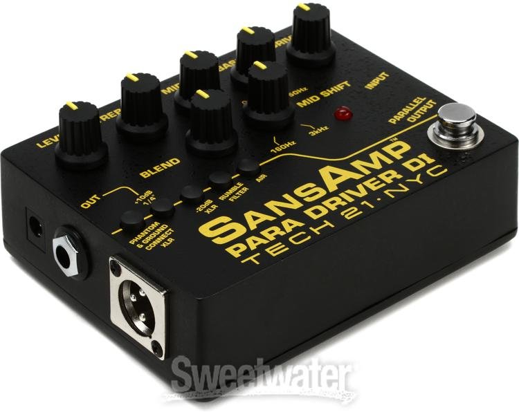 ギター SANSAMP PARA DRIVER DI Tech 21 SansAmp Para Driver DI V2 Pedal | Sweetwater