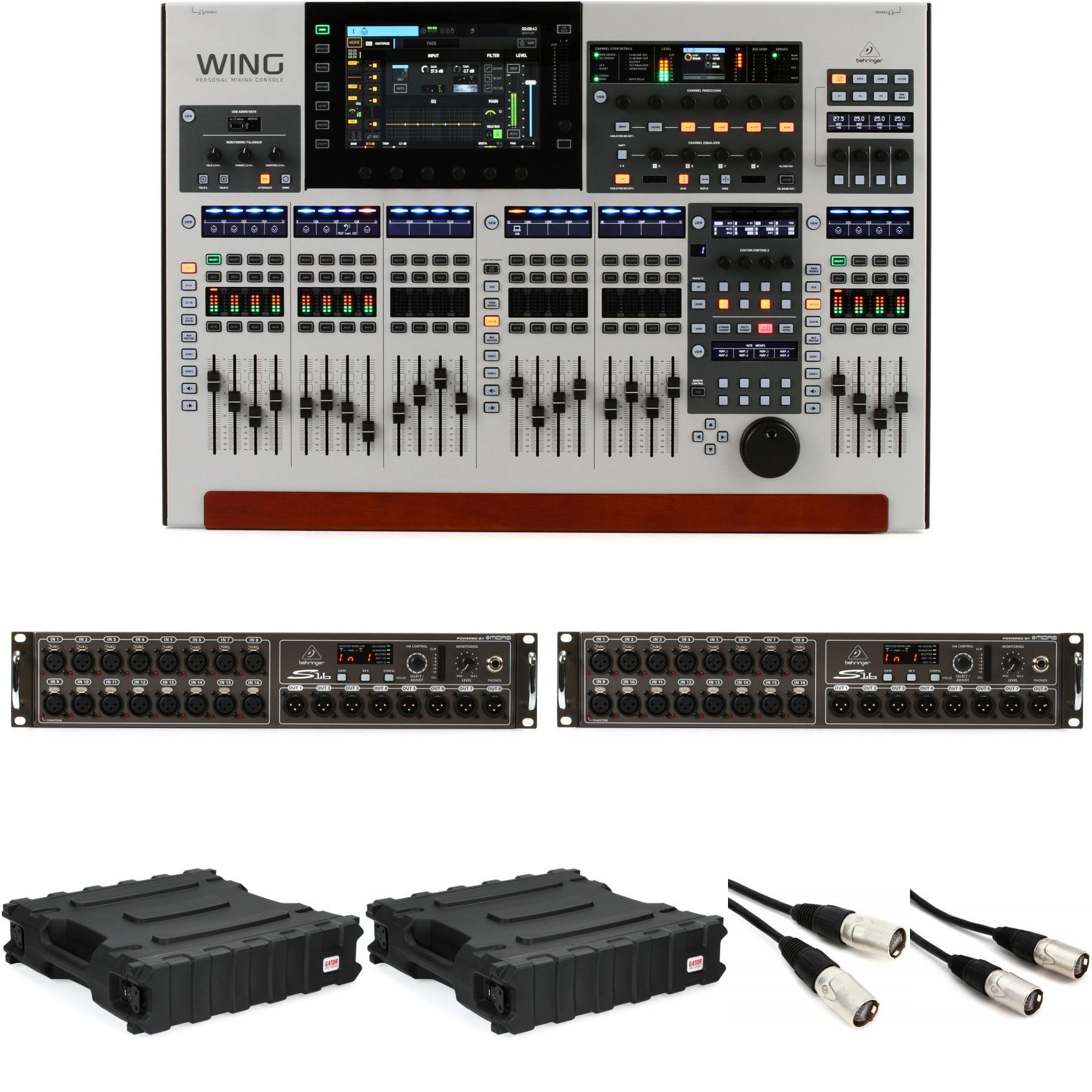 Behringer Wing Digital Mixer And S16 Stage Box Bundle Sweetwater