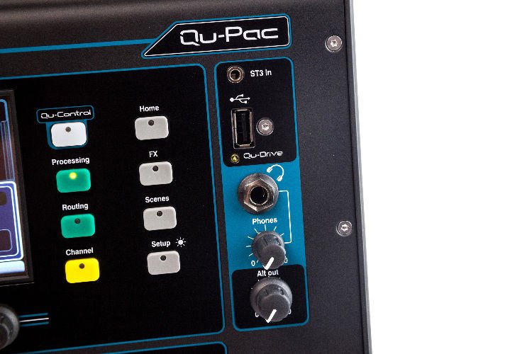 Allen & Heath Qu-Pac 22-in/12-out Rackmountable Digital Mixer