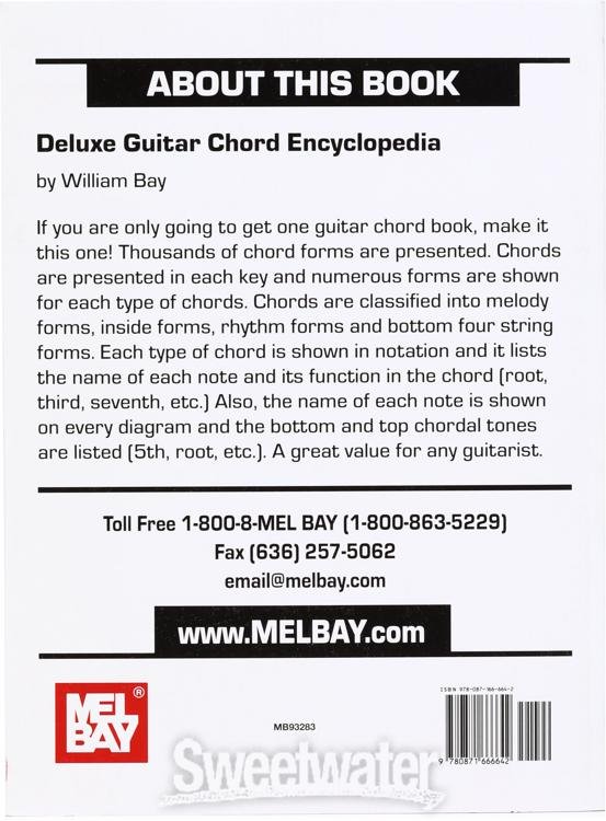 Mel Bay Deluxe Guitar Chord Encyclopedia Reference Book | Sweetwater