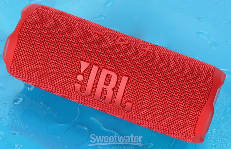 JBL Flip 7 Portable Waterproof Bluetooth Speaker - Red