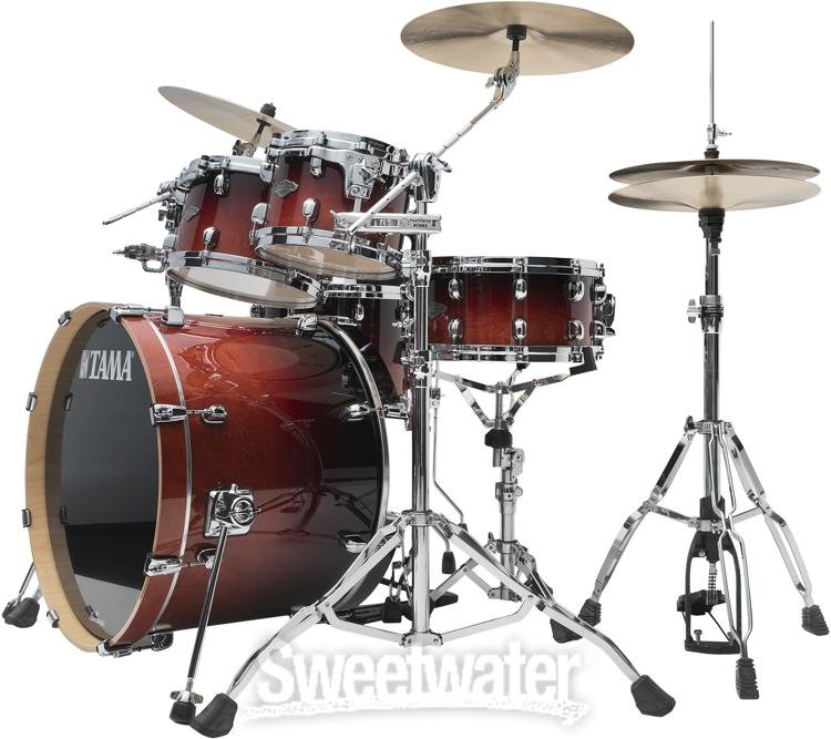 Tama Starclassic Performer MBS52RZS 5-piece Shell Pack - Dark Cherry Fade