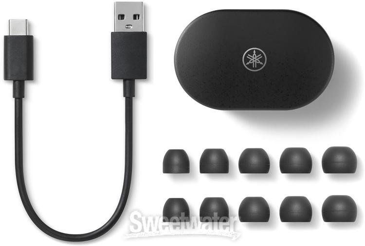【新品】Yamaha TW-E7B ワイヤレスイヤホン TW-E7B True Wireless Bluetooth Earbuds Specs - Yamaha USA