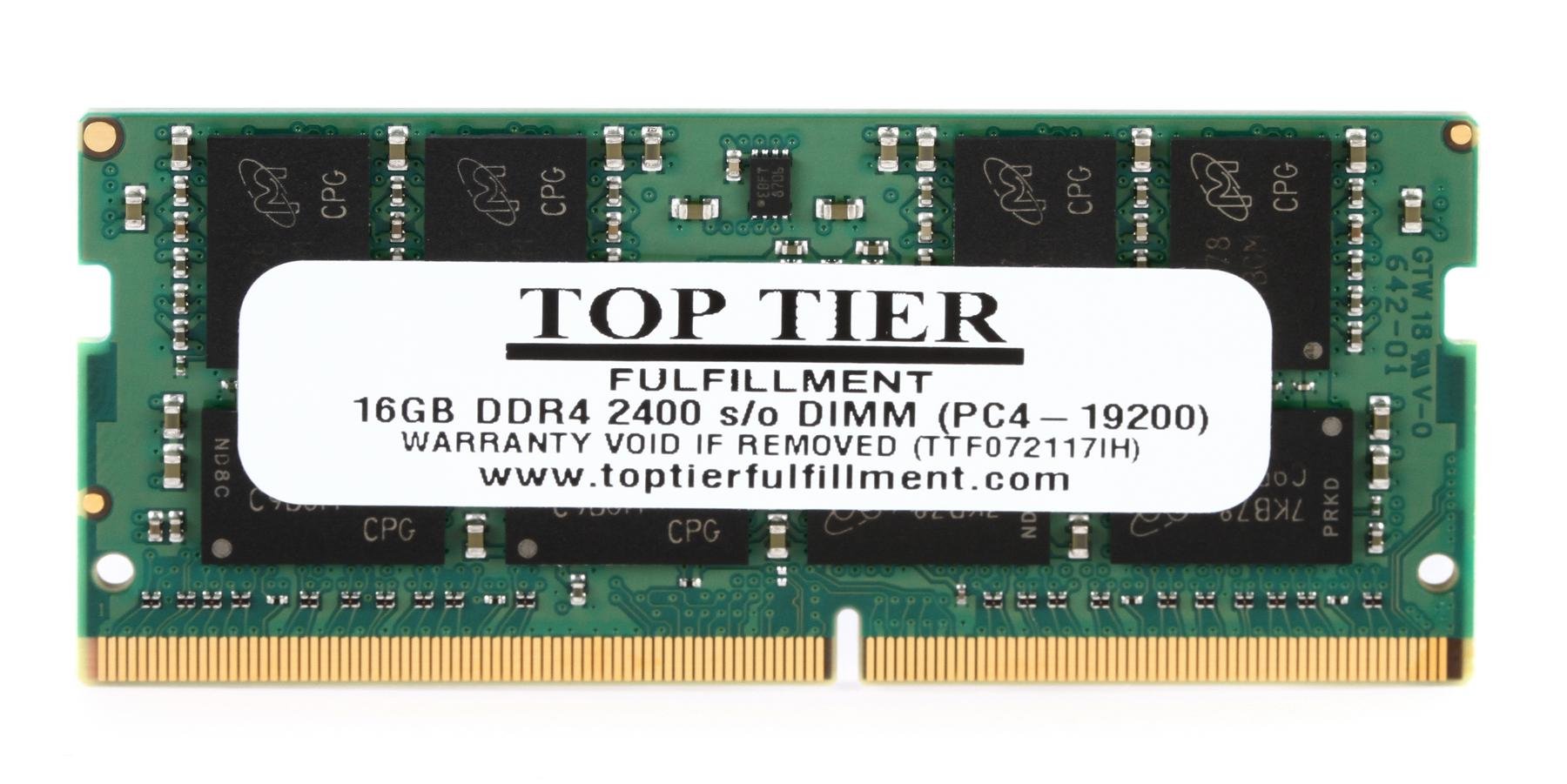 Top Tier Pc4 190 So Dimm 16gb Ddr4 2400mhz Sweetwater