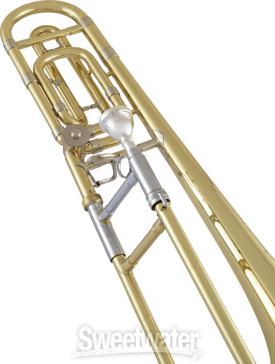 Bach TB200B Intermediate FAttachment Tenor Trombone Clear Lacquer