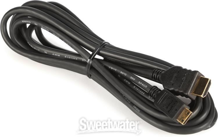 Canon HTC-100 Mini-HDMI Cable feet Sweetwater