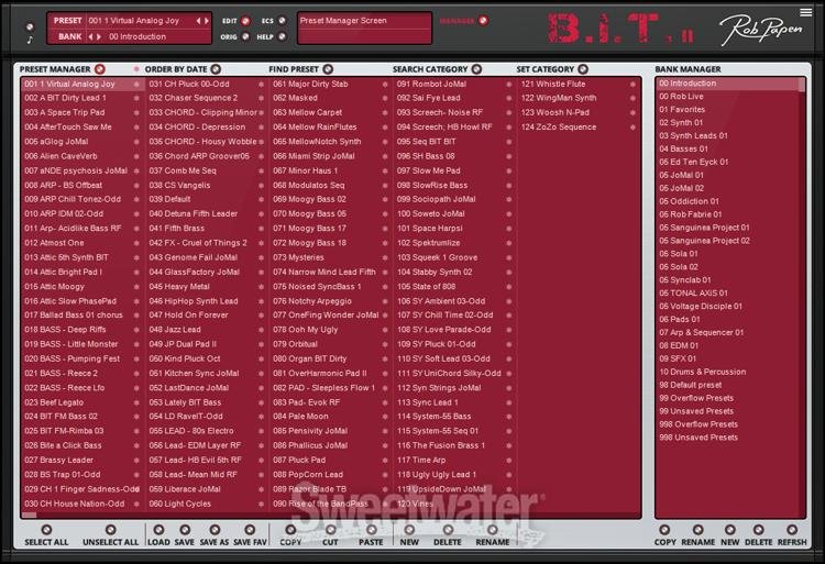 Rob Papen Bit 2 Virtual Analog Synthesizer Plug In Sweetwater Rob Papen Bit 2 Virtual Analog Synthesizer Plug In Sweetwater