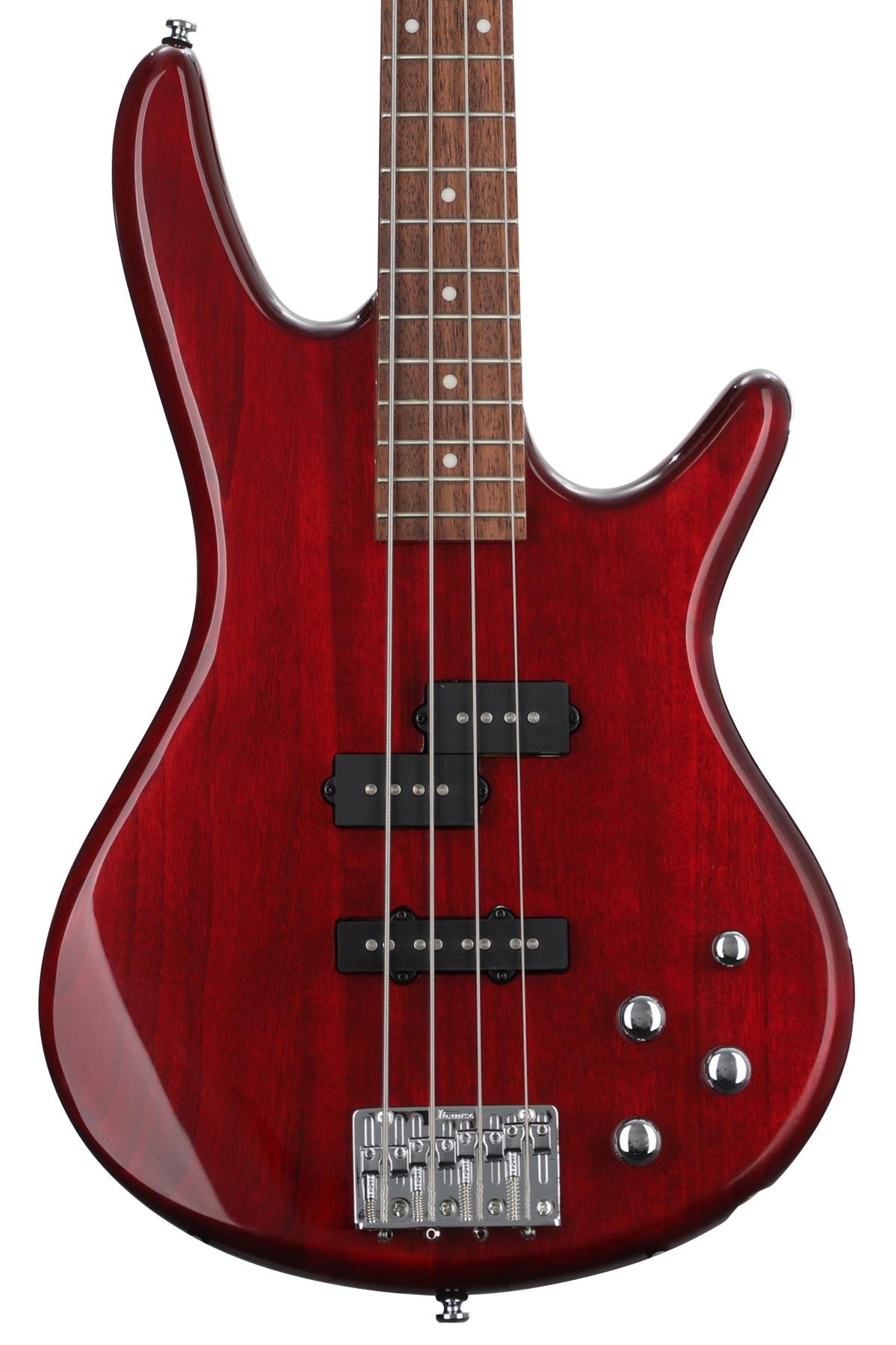 Ibanez GSR200TR Gio SR Bass Guitar Transparent Red w/Hard Case and Polish Cloth