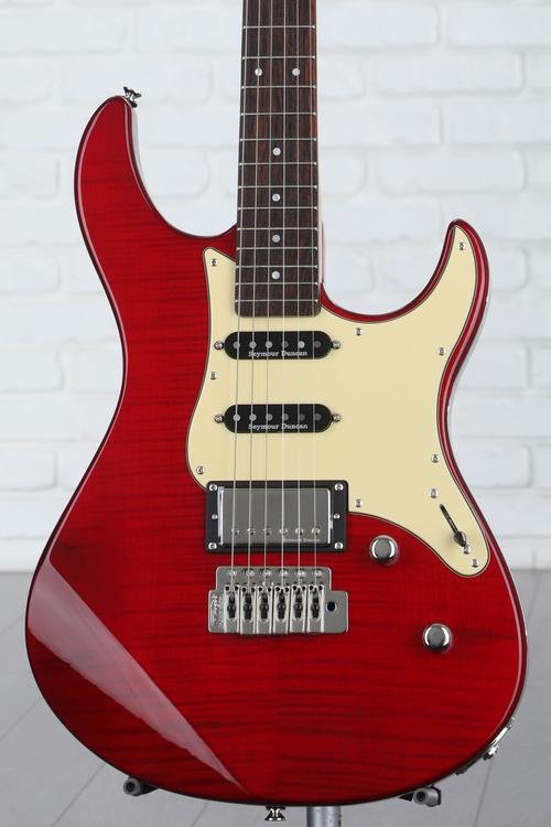 Yamaha PAC612VIIFMX Pacifica Electric Guitar - Fired Red | Sweetwater