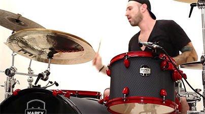Mapex HP8005EB 5-piece Armory Series Hardware Pack with Single Pedal - Black Plated