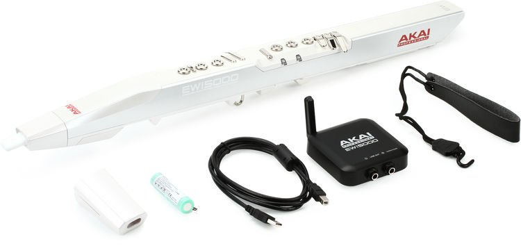 Akai Professional EWI 5000 S Electronic Wind Instrument / MIDI Controller  (white) | Sweetwater