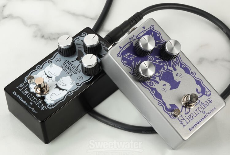 EarthQuaker Devices Hizumitas Fuzz Sustainar Pedal - Piano Black