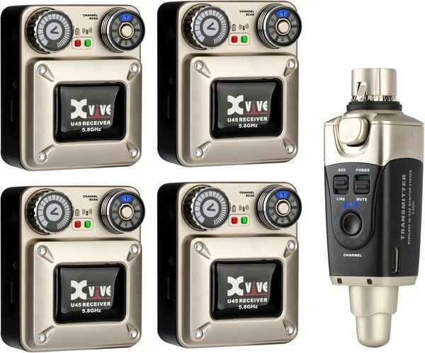 Xvive U45R4 Wireless In-ear Monitoring System - 5.8GHz