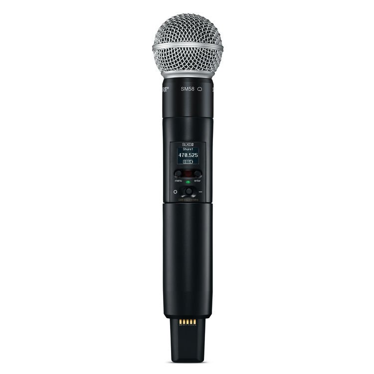 Shure SLXD2/SM58 Wireless Handheld Microphone Transmitter - H55