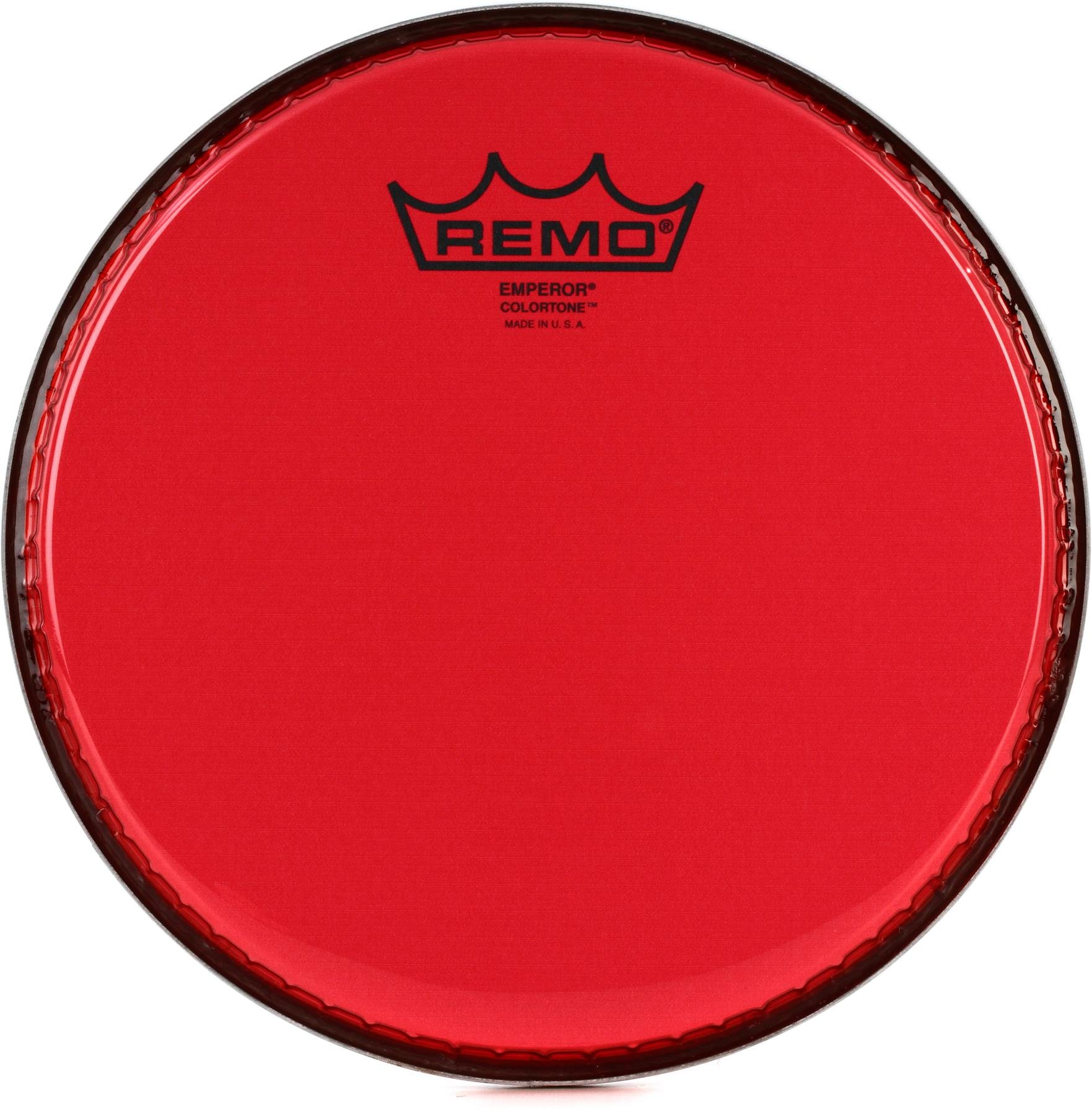 Remo red drum heads Clearance