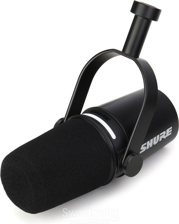 Shure MV7+ Hybrid Podcast Microphone - Black