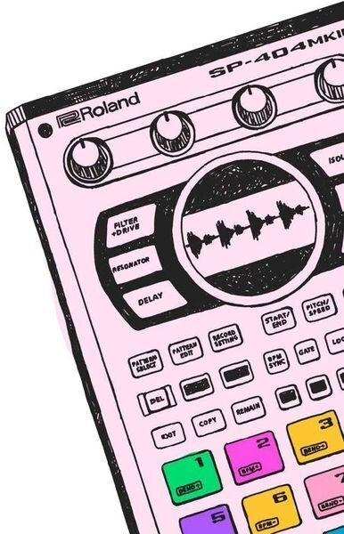 Roland SP-404MKII Linear Wave Sampler - Stones Throw Limited Roland SP-404MKII Linear Wave Sampler - Stones Throw Limited