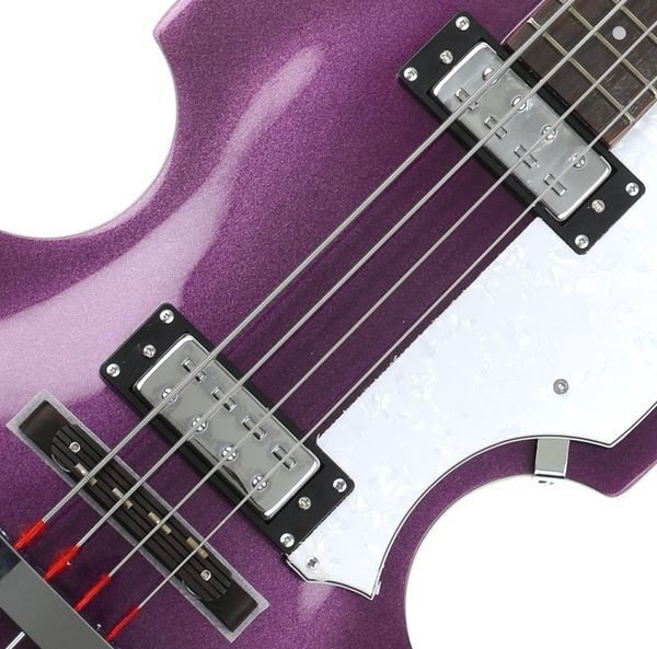 Hofner Ignition Violin Bass Dent and Scratch - Metallic Purple | Sweetwater