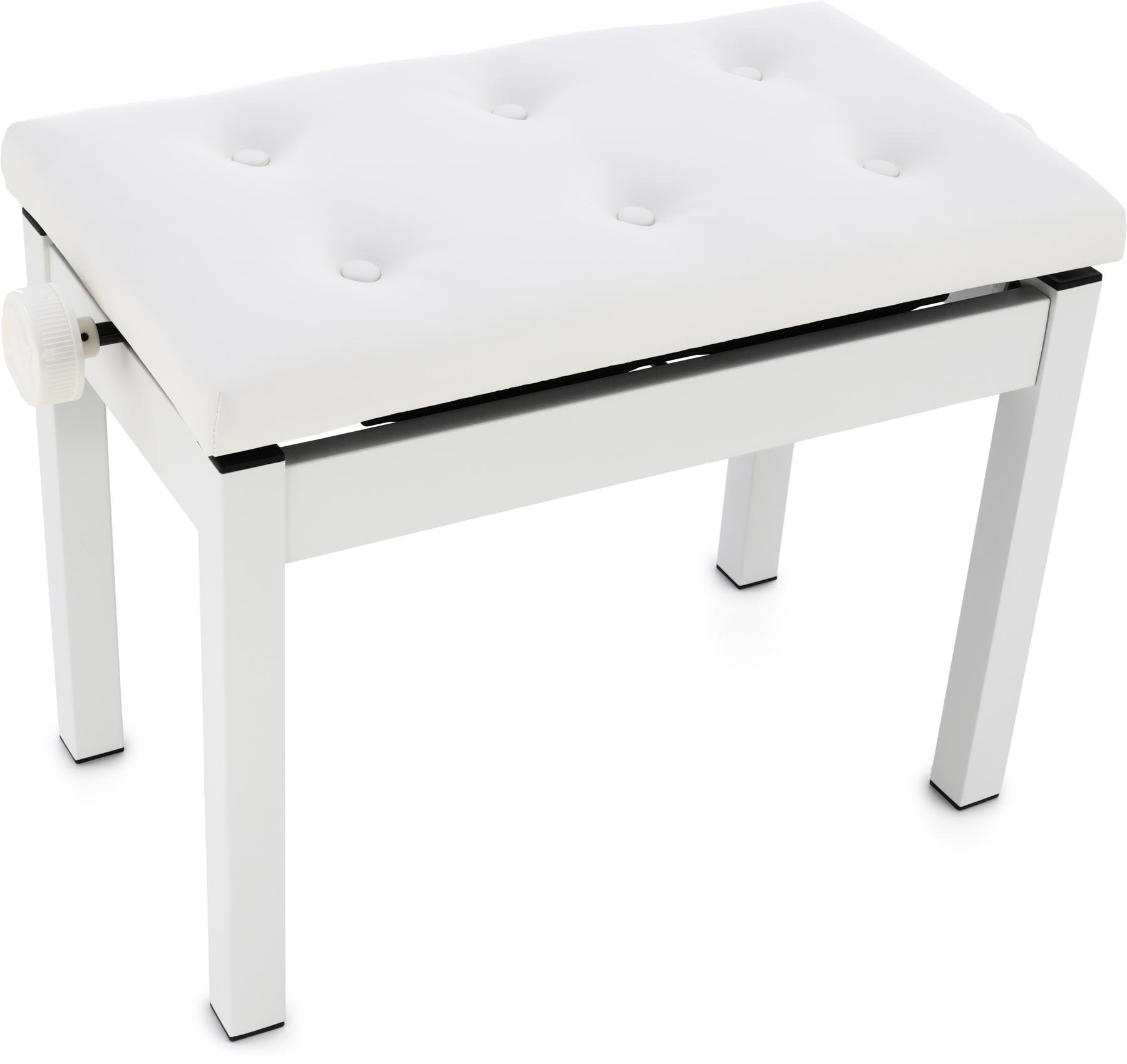 Korg Pc 770 Height Adjustable Piano Bench White Sweetwater